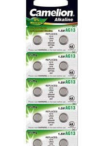 Muu arvutitarvik Camelion  AG13/LR44/357, Alkaline Buutoncell, 10 pc(s) 