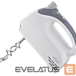 Mikserid ja blenderid Adler  Mixer AD 4201 g Hand Mixer, 300 W, Number of speeds 5, Turbo mode, White 