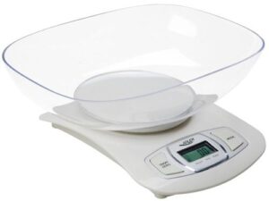 Virtuvinės svarstyklės Adler  AD 3137 Kitchen scales, Capacity 5 kg , Graduation 1g, Big LCD Display, Auto-zero/Auto-off, Large bowl, White   AD 3137  Maximum weight (capacity) 5 kg, Graduation 1 g, Display type LCD, White 