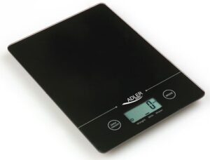 Virtuvinės svarstyklės Adler  Kitchen scales  AD 3138  Maximum weight (capacity) 5 kg, Graduation 1 g, Display type LCD, Black 
