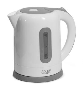 Virdulys Adler  Kettles AD 1234 Standard kettle, Plastic, White, 2200 W, 1.7 L, 360° rotational base 