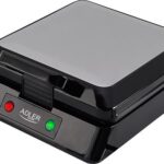 Tosters Adler  Waffle maker AD 3036 1500 W, Number of pastry 4, Belgium, Black 
