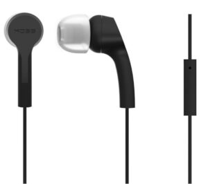 Belaidės ausinės Koss  Headphones KEB9iK Wired, In-ear, Microphone, 3.5 mm, Black 