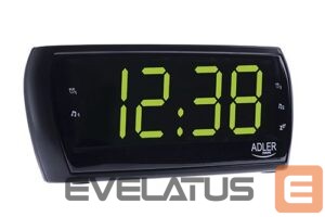 Interaktiivne lahendus Adler  Alarmclock Radio 	AD 1121 Black, Alarm function 