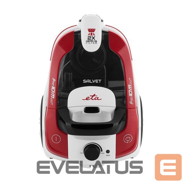 Tolmuimeja ETA Vacuum cleaner Salvet 051390000 Bagless, Power 700 W, Dust capacity 2.2 L, Red