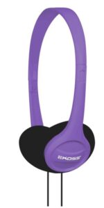 Belaidės ausinės Koss  Headphones KPH7v Wired, On-Ear, 3.5 mm, Violet 