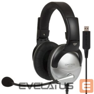 Wireless headphones Koss  Gaming headphones SB45 USB Wired, On-Ear, Microphone, USB Type-A, Noise canceling, Silver/Black 