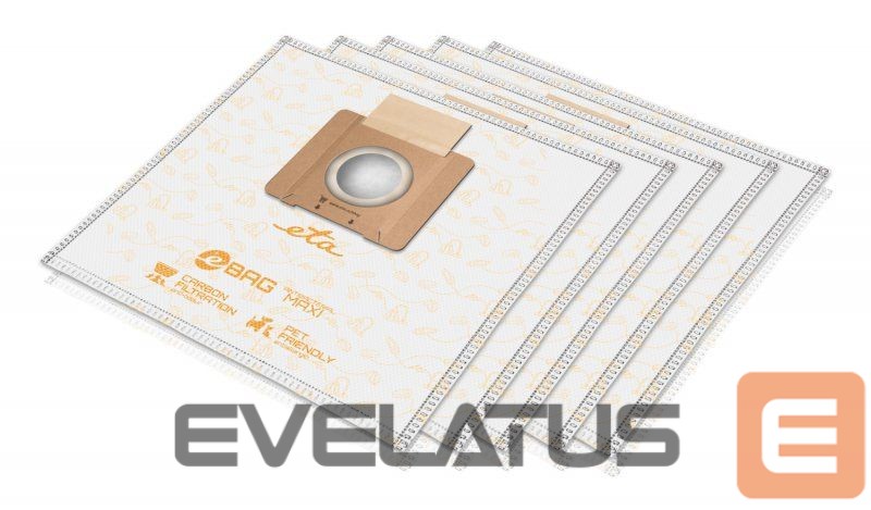 Tolmuimeja tarvik ETA Vacuum cleaner bags Antibacterial Maxi 960068021 Suitable for 151190000, 051190000