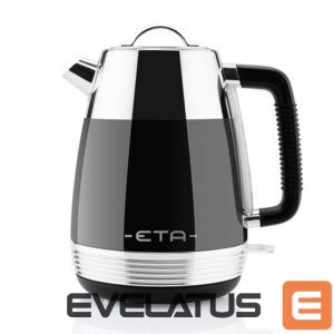 Virdulys ETA  Storio Kettle 918690020 Standard, 2150 W, 1.7 L, Stainless steel, 360° rotational base, Black 