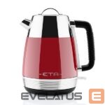Veekeetja ETA  Storio Kettle 918690030 Standard, 2150 W, 1.7 L, Stainless steel, 360° rotational base, Red 