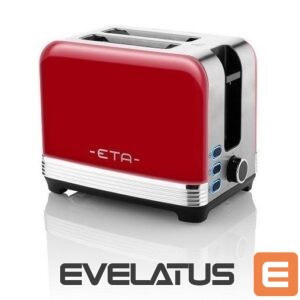 Skrudintuvas ETA  Storio Toaster 916690030 Power 930 W, Housing material Stainless steel, Red 