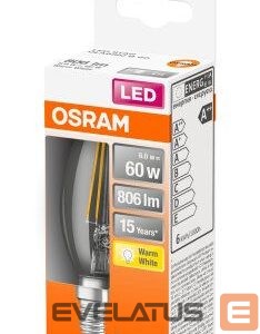 Server – muud tarvikud Osram  Parathom Retrofit Classic B 60 E14, 6 W, Warm White, 60 W, 6kWh/1000h, 806 lm 