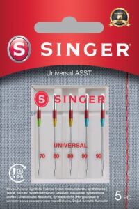 Accessories and filters Singer  Universal Needle ASST 5PK for Woven Fabrics 