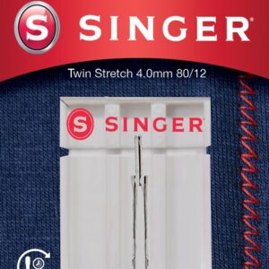 Filtrid ja tarvikud Singer  Twin Stretch Needle, Decorative, 4.0 80/12 1PK 