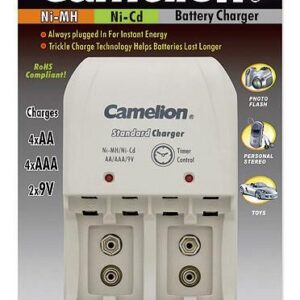 Controller Camelion  Plug-In Battery Charger BC-0904S 2x or 4xNi-MH AA/AAA or 1-2x 9V Ni-MH 