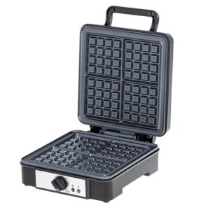Röster Adler  Waffle Maker AD 3049 1200 W, Number of pastry 4, Belgium, Black 