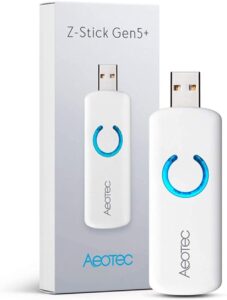 Serveris – kiti priedai AEOTEC  Z-Stick - USB Adapter with Battery Gen5+, Z-Wave Plus 