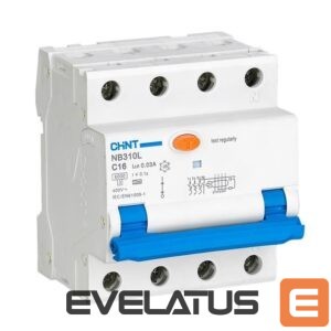 Accessory for electric vehicle Chint  Circuit breaker RCBO, NB310L/3N, 3P+N, C32, 30mA, A, 6kA NB310L3PN30MAA32C 