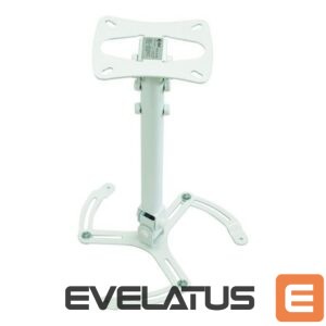 TV bracket EDBAK  Universal Projector Ceiling Mount (3 fixing points) Ceiling mount,  PM1w-B, Maximum weight (capacity) 15 kg, White 