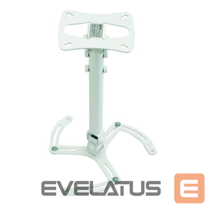 TV bracket EDBAK Universal Projector Ceiling Mount (3 fixing points) Ceiling mount, PM1w-B, Maximum weight (capacity) 15 kg, White