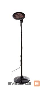 Radiator SUNRED  Heater SMQ2000A, Elekra Quartz Standing Infrared, 2000 W, Black, IP34 