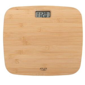 Svarstyklės Adler  Bathroom Bamboo Scale AD 8173	 Maximum weight (capacity) 150 kg, Accuracy 100 g 