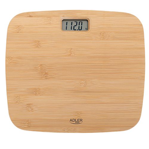 Kaalud Adler Bathroom Bamboo Scale AD 8173 Maximum weight (capacity) 150 kg, Accuracy 100 g