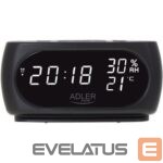Интерактивное решение Adler  Clock with Thermometer AD 1186 Black 