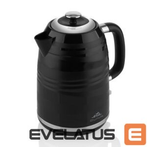 Tējkanna ETA  Kettle 260590010 Duna Electric, 2200 W, 1.7 L, Plastic, 360° rotational base, Black 