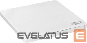 Serveris – kiti priedai H.L Data Storage  Ultra Slim Portable DVD-Writer GP60NW60 Interface USB 2.0, DVD±R/RW, CD read speed 24 x, CD write speed 24 x, White, Desktop/Notebook 