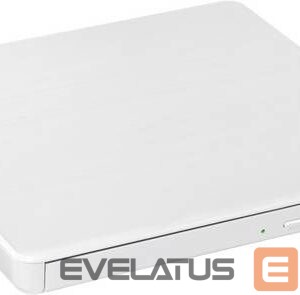 Server – muud tarvikud H.L Data Storage  Ultra Slim Portable DVD-Writer GP60NW60 Interface USB 2.0, DVD±R/RW, CD read speed 24 x, CD write speed 24 x, White, Desktop/Notebook 