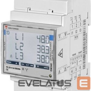 Elektrisõidukite lisavarustus Carlo Gavazzi  Smart Power Meter, 3 phase, up to 65A  EM340 MID certificate 