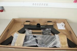 Televizoriaus laikiklis EDBAK  SALE OUT.  TR51c-B Flat Screen Trolley for One 37-60” Screen, black  Flat Screen Trolley for One TR51c-B, 37-60 ", Trolleys & Stands, Maximum weight (capacity) 80 kg, USED AS DEMO, Black 