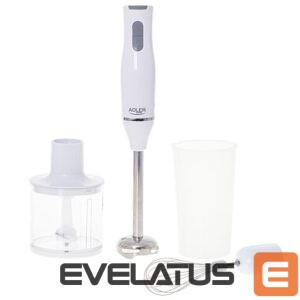 Maišytuvai ir maišytuvai Adler  Hand blender set AD 4620 Hand Blender, 800 W, Number of speeds 2, Chopper, White 