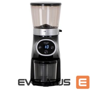 Coffee machine Adler  Coffee Grinder AD 4450 Burr 300 W, Coffee beans capacity 300 g, Number of cups 1-10 pc(s), Black 