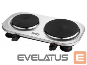 Elektriline ahi Camry  CR 6511 Number of burners/cooking zones 2, Rotary knobs, Stainless steel, Electric, Hot plate 
