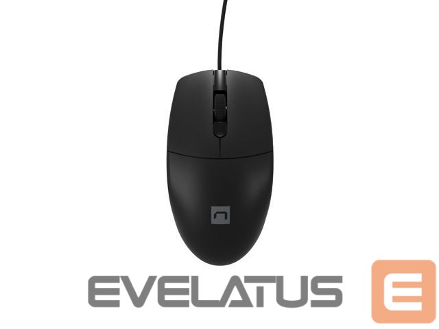 Computer mouse Natec Mouse Ruff 2, Optical, Black, Wired
