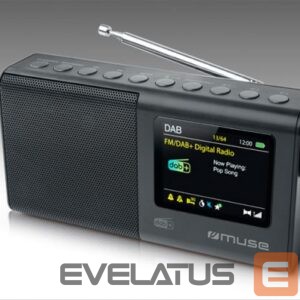 Interactive solution Muse  Portable Radio M-117 DB Portable, Black, FM, DAB/DAB+ 