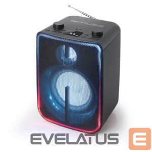 Arvutikõlarid Muse  Bluetooth Party Box Speaker with Battery M-1802DJ 60 W, Wireless connection, Black, Bluetooth 