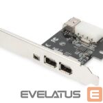 Переходник Digitus  IEEE 1394a Interface Card, PCI express, 4 Port 1x ext. 1394mini, 2x ext./1x int. 1394a Ports DS-30201-5 