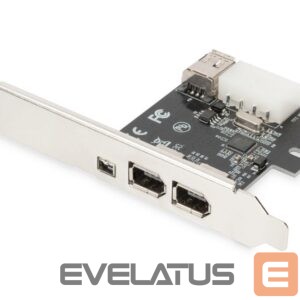 Üleminek Digitus  IEEE 1394a Interface Card, PCI express, 4 Port 1x ext. 1394mini, 2x ext./1x int. 1394a Ports DS-30201-5 