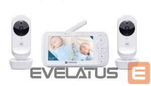 Kiti smulkūs buitiniai prietaisai Motorola  Video Baby Monitor - Two camera pack  VM35-2 5.0"  White 