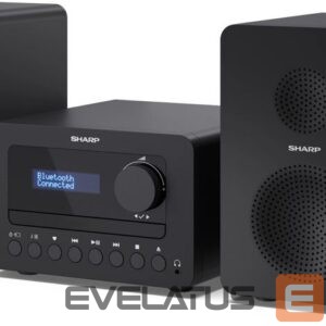 Interactive solution Sharp  XL-B520D(BK) Tokyo Hi-Fi Micro System 2.0, FM/DAB/DAB+/USB, CD, Bluetooth 5.0, Aux-in, Black 