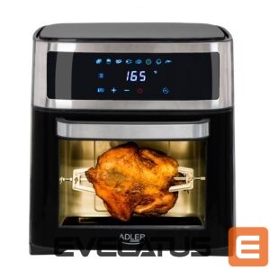 Stalo grotelės Adler  Airfryer Oven AD 6309 Power 1700 W, Capacity 13 L, Stainless steel/Black 