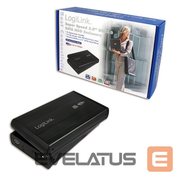 Hard drive case Logilink UA0107 3.5", SATA, USB 3.0