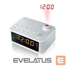 Interactive solution Muse  Clock radio  M-178PW White, 0.9 inch amber LED, with dimmer 