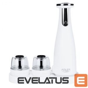 Other small household appliances Adler  Electric Salt and pepper grinder AD 4449w 7 W, Housing material ABS plastic, Lithium, Matte White 