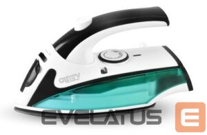 Glūdeklis Camry  CR 5024  White/green/black, 840 W, Steam Travel iron, Vertical steam function, Water tank capacity 40 ml 