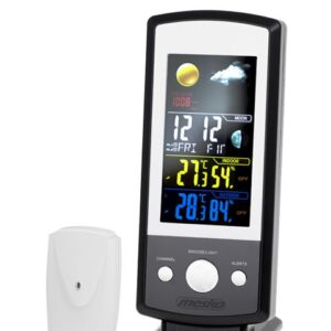 Muud väikesed kodumasinad Mesko  MS 1177 Weather station, Black, Colorful Digital Display 