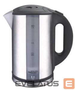 Veekeetja Adler  Kettle AD 1216 Standard, Stainless steel, Stainless steel, 2000 W, 360° rotational base, 1.7 L 